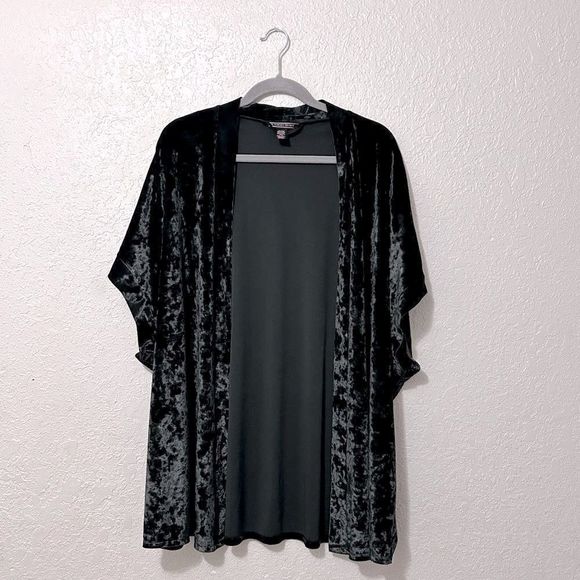 Victorias Secret velour cardigan cover up top size XS - Picture 1 of 16